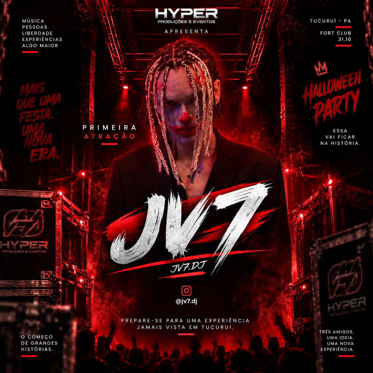 DJ JV7 confirmado na Halloween Party HYPER