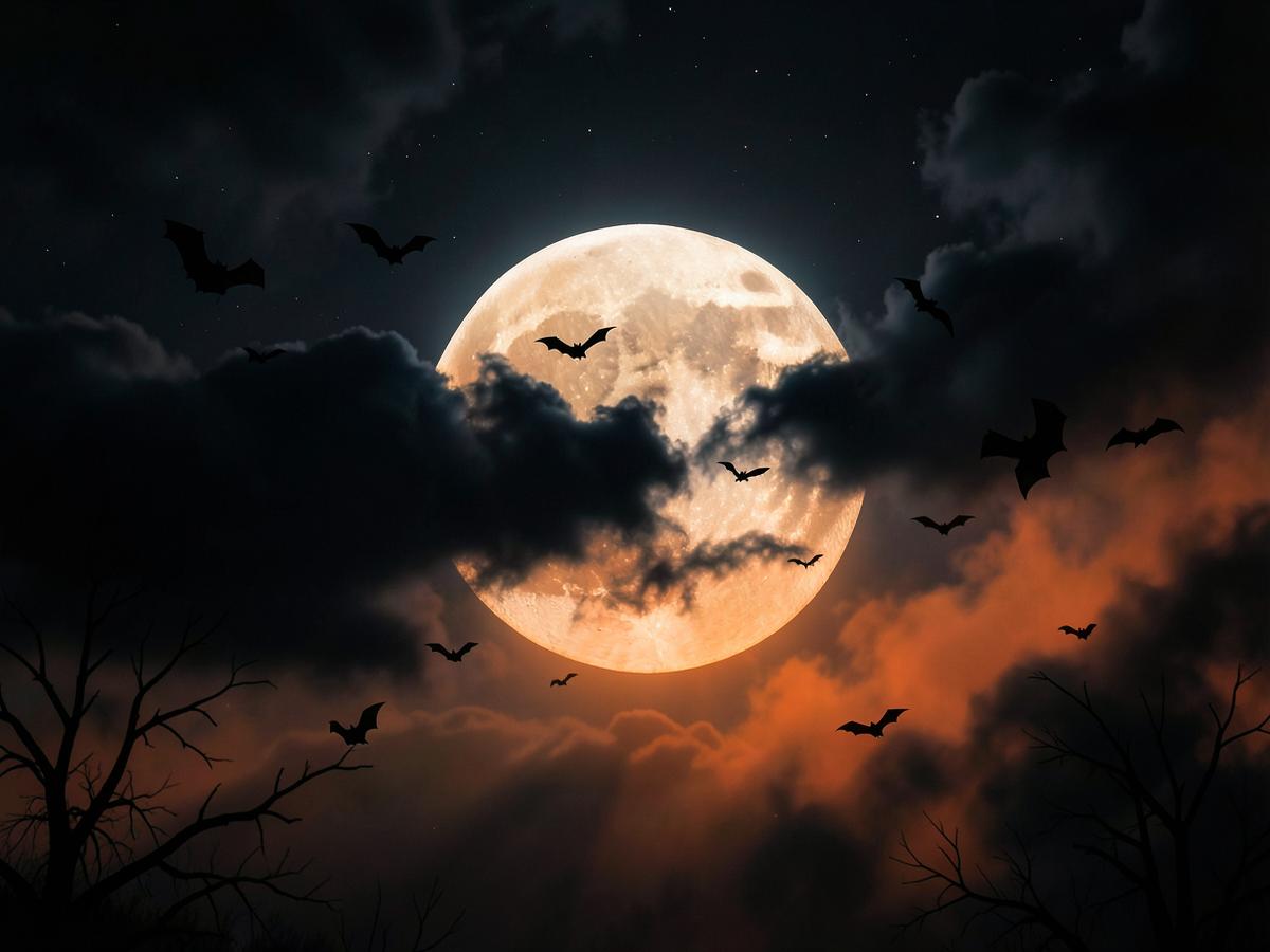 Atmosfera visual da Halloween Party HYPER